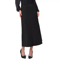 Women's Satin Maxi Skirt High Waist Formal A-Lined Evening Cocktail Mermaid Skirts