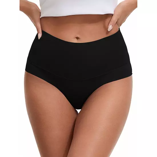 Women's High Waist Tummy Control Full Coverage Briefs Breathable And Comfortable Panties 7 Women's High Waist Tummy Control Full Coverage Briefs Breathable And Comfortable Panties - Image 7