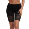 Women's Wide Lace Trim Slip Shorts Lightweight Comfort Thigh Slimmers, Available In Plus Size