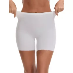 Women's Slip Shorts For Under Dresses Seamless High Waist Tummy Control Hip Lifter Thigh Slimmers -Fashion Clothing Store 7827131 White