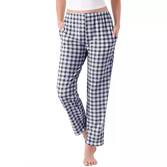 Women's Plaid Pajama Bottoms Elastic Waist With Pockets Long Sleepwear Lounge Pants 6 Women's Plaid Pajama Bottoms Elastic Waist With Pockets Long Sleepwear Lounge Pants - Image 6