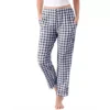 Women's Plaid Pajama Bottoms Elastic Waist With Pockets Long Sleepwear Lounge Pants