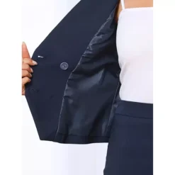 2 Pieces Suit Set For Women's Business Long Sleeve Notched Lapel Formal Office Skirt Suit -Fashion Clothing Store 7827140 ALT3