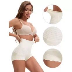 Women's Tummy Control Shapewear Panties High Waisted Body Shaper Panty Shaping Boyshorts Underwear -Fashion Clothing Store 7832110 ALT3