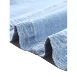 Women's Denim Jacket Notched Lapel Button Up Jackets Casual Jackets Soft Clothing Basic Outerwear -Fashion Clothing Store 7832148 ALT3