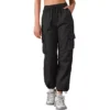 Women's Y2K Streetwear High Waisted Pockets Casual Long Cargo Pants Trousers