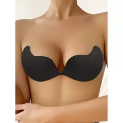 Women's Strapless Push Up Nipple Covers Invisible Backless Silicone Reusable Adhesive Clasp Bras -Fashion Clothing Store 7854820 ALT2