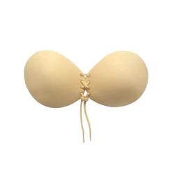 Women's Strapless Push Up Adjustable Invisible Backless Sticky Silicone Reusable Adhesive Bras