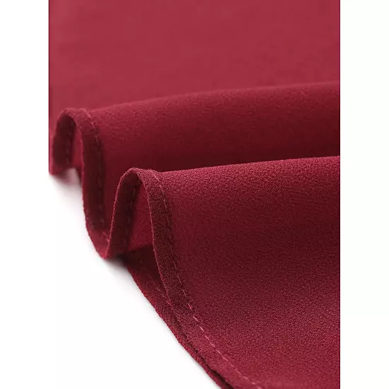 2 Packs Women's High Low Tops Scoop Neck Chiffon Blouse Asymmetrical Loose Shirt 3/4 Sleeve Tops 4 2 Packs Women's High Low Tops Scoop Neck Chiffon Blouse Asymmetrical Loose Shirt 3/4 Sleeve Tops - Image 4