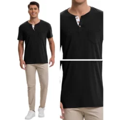INSPIRE CHIC Men's Casual Summer Short Sleeves Button Basic Henley T-Shirts 6 INSPIRE CHIC Men's Casual Summer Short Sleeves Button Basic Henley T-Shirts -Fashion Clothing Store GUEST 01e85272 d163 47b7 9059 71db0dd59f02