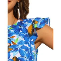 INSPIRE CHIC Women's Short Sleeve Crew Neck A Line Flower Casual Dress -Fashion Clothing Store GUEST 05444b39 b778 46db a722 f28d3ae59691