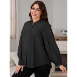 INSPIRE CHIC Women's Maternity Shirts Blouses Pleated Button Down Long Sleeve Pregnancy Nursing Top -Fashion Clothing Store GUEST 149e6f2e e03d 4aed 9519 c9687fbe056c