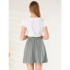 INSPIRE CHIC Women's Plaid Pleated High Waist A-line Mini Skirt -Fashion Clothing Store GUEST 1846bba3 1613 4f7e 9d4f 00ab6c1bed8c