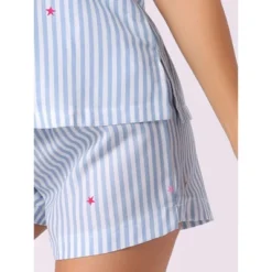 INSPIRE CHIC Women's Short Sleeve Button Up Top And Shorts Loungewear Pajamas Set 2 Pcs -Fashion Clothing Store GUEST 23bdf5c1 bae2 4d7a 8176 4bfc453c2852