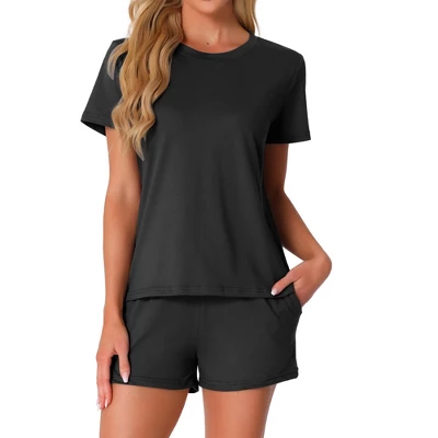 INSPIRE CHIC Womens Pajama Sets 2 Piece Lounge Set Short Sleeve Top And Shorts Soft Pj Set Loungewear Sets Comfy Sleep Sets 5 INSPIRE CHIC Womens Pajama Sets 2 Piece Lounge Set Short Sleeve Top And Shorts Soft Pj Set Loungewear Sets Comfy Sleep Sets - Image 5