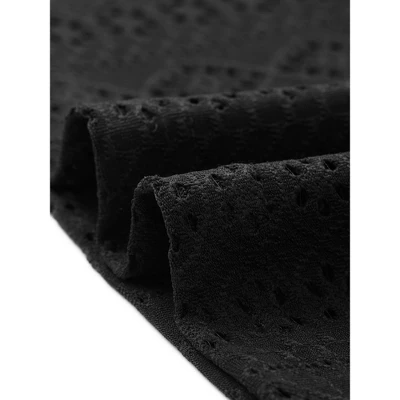 INSPIRE CHIC Women's Eyelet Square Neck Short Puff Sleeve Casual A Line Summer Midi Dress 4 INSPIRE CHIC Women's Eyelet Square Neck Short Puff Sleeve Casual A Line Summer Midi Dress - Image 4