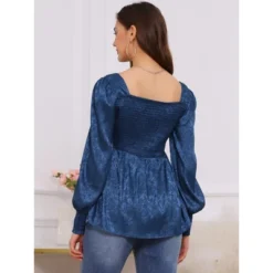 INSPIRE CHIC Women's Smocked Maternity Tops Square Neck Long Sleeve Shirts Pregnancy Blouses 9 INSPIRE CHIC Women's Smocked Maternity Tops Square Neck Long Sleeve Shirts Pregnancy Blouses -Fashion Clothing Store GUEST 35d1b0e0 3979 4cac 8cbd c4aed31e6225