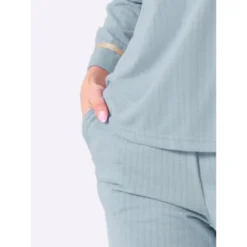 INSPIRE CHIC Women's Cotton Ribbed V Neck Pullover Tops And Pants With Pockets Pajama Sets -Fashion Clothing Store GUEST 3c5dac26 d5e1 4473 84d7 d38cb227073f