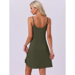 INSPIRE CHIC Women's 2 Pcs Sleeveless Camisole V Neck Pajama Dress Sleepwear Nightgowns -Fashion Clothing Store GUEST 45244689 3eb1 4e4e a2c8 4626f2da4605