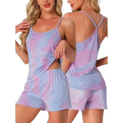 INSPIRE CHIC Women's Cotton Soft Modal Cami Top With Shorts With Pockets Pajama Set 5 INSPIRE CHIC Women's Cotton Soft Modal Cami Top With Shorts With Pockets Pajama Set - Image 5