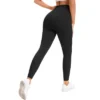 INSPIRE CHIC Women's 3 Packs High Waist Tummy Control Workout Running Leggings Soft Shapewear Pants