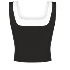INSPIRE CHIC Women's Sleeveless Square Neck Crop Color Block Sports Summer Tank Top -Fashion Clothing Store GUEST 5b823858 4180 47ea b089 3ca9b1278150