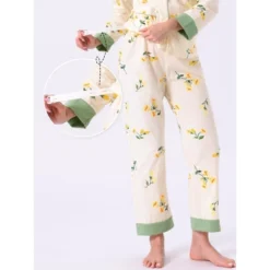 INSPIRE CHIC Women's Nursing Pajama Set Floral Leopard Long Sleeve Top With Pant Postpartum Breastfeeding Loungewear -Fashion Clothing Store GUEST 5ce5cc96 3099 4873 b4b5 b8f86e3730a6