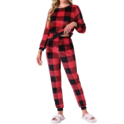 INSPIRE CHIC Women's Pajamas Flannel Printed Long Sleeve Top And Pants Christmas Sets 9 INSPIRE CHIC Women's Pajamas Flannel Printed Long Sleeve Top And Pants Christmas Sets -Fashion Clothing Store GUEST 6ea4f9f0 807d 4cf3 bf63 4c226efd6e8e
