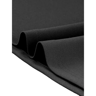 INSPIRE CHIC Women's Boat Neck Half Sleeves Midi Flared Office Dresses 4 INSPIRE CHIC Women's Boat Neck Half Sleeves Midi Flared Office Dresses - Image 4