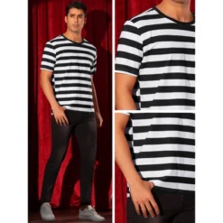 INSPIRE CHIC Men's Regular Fit Short Sleeve Crew Neck Casual Striped T-Shirt 7 INSPIRE CHIC Men's Regular Fit Short Sleeve Crew Neck Casual Striped T-Shirt -Fashion Clothing Store GUEST 710f5bad 12ac 4a5c a765 6714db954b73