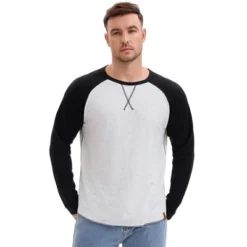 INSPIRE CHIC Men's Long Sleeve Tops Color Block Casual Raglan T-Shirt -Fashion Clothing Store GUEST 8b8741bf 4fb2 47e7 a6e1 2a39d486ba8f