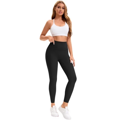 INSPIRE CHIC Women's 3 Packs High Waist Tummy Control Workout Running Leggings Soft Shapewear Pants 4 INSPIRE CHIC Women's 3 Packs High Waist Tummy Control Workout Running Leggings Soft Shapewear Pants - Image 4