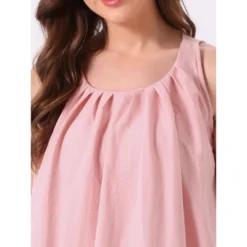 INSPIRE CHIC Women's Tank Pajama Dress Sleepshirt Soft Sleepwear Midi Sleeveless Nightgowns -Fashion Clothing Store GUEST 9d52a715 894b 4316 9f6f 4f6fce2f59c1