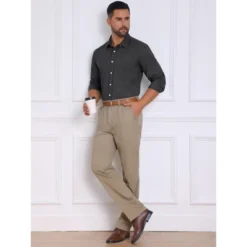 INSPIRE CHIC Men's Stripes Long Sleeved Button Down Business Dress Shirts -Fashion Clothing Store GUEST a8288002 7cf1 4ae0 825d 655b0d9d6654