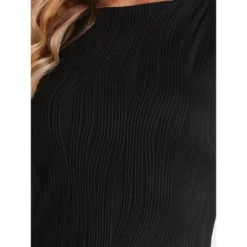 INSPIRE CHIC Women's Sleeveless Boat Neck Knit Textured Elegant Office Sheath Midi Dress -Fashion Clothing Store GUEST aa5ae9a2 cdbb 4221 9432 b873fe91e1ae