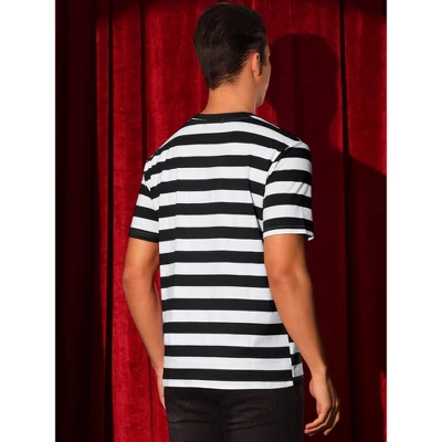 INSPIRE CHIC Men's Regular Fit Short Sleeve Crew Neck Casual Striped T-Shirt 2 INSPIRE CHIC Men's Regular Fit Short Sleeve Crew Neck Casual Striped T-Shirt - Image 2