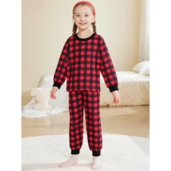 INSPIRE CHIC Christmas Family Pajama Set Plaid Matching Long Sleeve And Pants Lounge Set -Fashion Clothing Store GUEST cf9a8de5 450e 4698 8d9b 2f617cf418fc