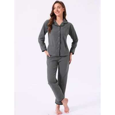 INSPIRE CHIC Womens Lounge Set Button Down Long Sleeve Sleepwear Fuzzy Warm Fleece Pajama With Pocket For Winter 2 INSPIRE CHIC Womens Lounge Set Button Down Long Sleeve Sleepwear Fuzzy Warm Fleece Pajama With Pocket For Winter - Image 2