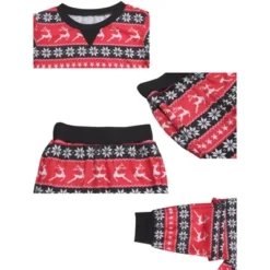 INSPIRE CHIC Women's Christmas Family Matching Pajama Set Long Sleeve Elk Snow Xmas Party Couples Sleepwear Lounge Set -Fashion Clothing Store GUEST d41fd3f6 87b7 4ba8 bf56 46962a0e902c