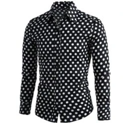 INSPIRE CHIC Men's Long Sleeves Button Down Polka Dots Shirt 9 INSPIRE CHIC Men's Long Sleeves Button Down Polka Dots Shirt -Fashion Clothing Store GUEST e02c87d1 9b78 40c3 92c5 3522b6e88b6f
