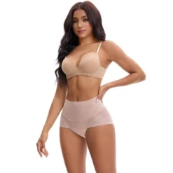 INSPIRE CHIC Women's Hi-Cut Satin High Waisted Lace Trimmed Tummy Control Underpants Briefs 8 INSPIRE CHIC Women's Hi-Cut Satin High Waisted Lace Trimmed Tummy Control Underpants Briefs -Fashion Clothing Store GUEST ea982429 0636 4d15 bf13 b768c7e4e9e2