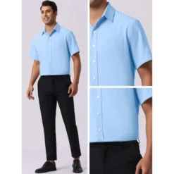 INSPIRE CHIC Men's Short Sleeve Button Down Casual Summer Hawaiian Beach Linen Shirts 7 INSPIRE CHIC Men's Short Sleeve Button Down Casual Summer Hawaiian Beach Linen Shirts -Fashion Clothing Store GUEST f4b62e33 9733 43e4 8796 d5d6ef26185c