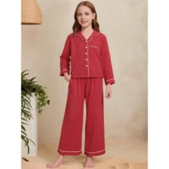 INSPIRE CHIC Christmas Family Pajama Sets Matching Button Down Long Sleeve Top With Pants Sleepwear -Fashion Clothing Store GUEST f516c6ac d3df 47f2 ae7b d8b6356db8d4
