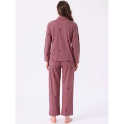 INSPIRE CHIC Women's Cotton Pajamas Button Down Long Sleeve Notch Collar Top And Pants Sets With Pockets 7 INSPIRE CHIC Women's Cotton Pajamas Button Down Long Sleeve Notch Collar Top And Pants Sets With Pockets -Fashion Clothing Store GUEST f6a90b8c eed9 48e7 9b5e 75a7f7dc1a36